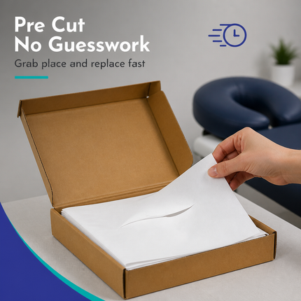 Healthy You Economy Headrest Sheets with Slit 12 x 12 1000/Case