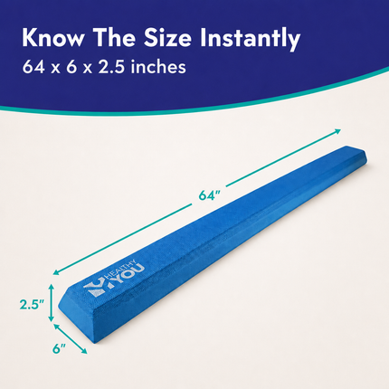 Healthy You Balance Beam for Stability, Rehabilitation, and Physical Therapy