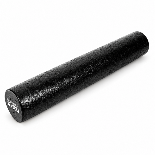 Healthy You 36 inch full round high density foam roller, black EPP foam