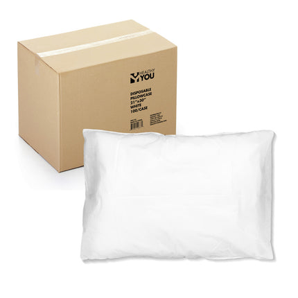 Healthy You Disposable Pillowcase 21" x 30" White 100/Pack