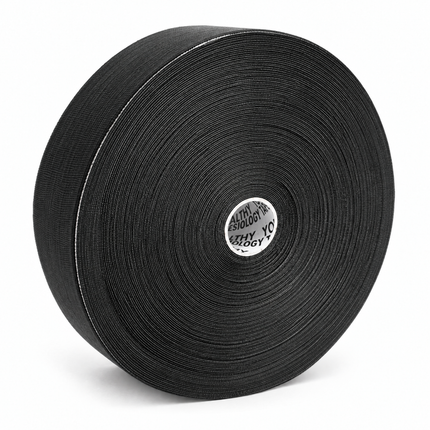 Kinesiology tape bulk roll 2 in x 105 ft, Black