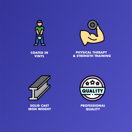 Healthy You Vinyl Coated Kettlebell 45 lb Gray