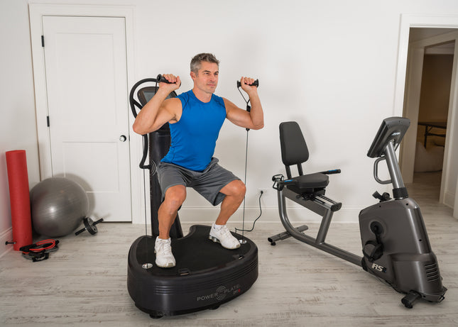 Power Plate pro8 in use