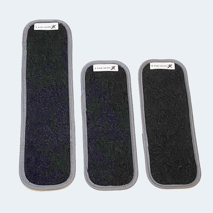 Therm-X three-piece extender strap kit for fitting compression garments to larger patients
