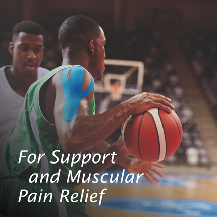 Leukotape K supports muscular pain relief